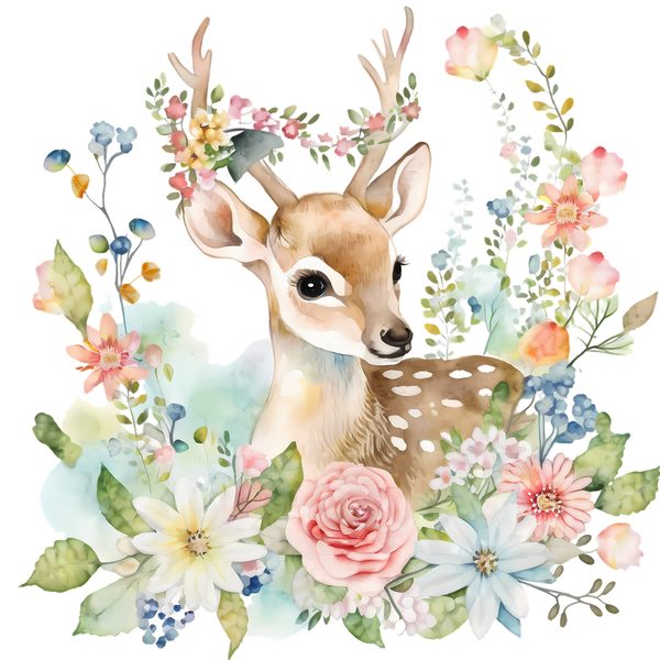 Cute Fawn Deer Clipart PNG - Commercial Use — image 2