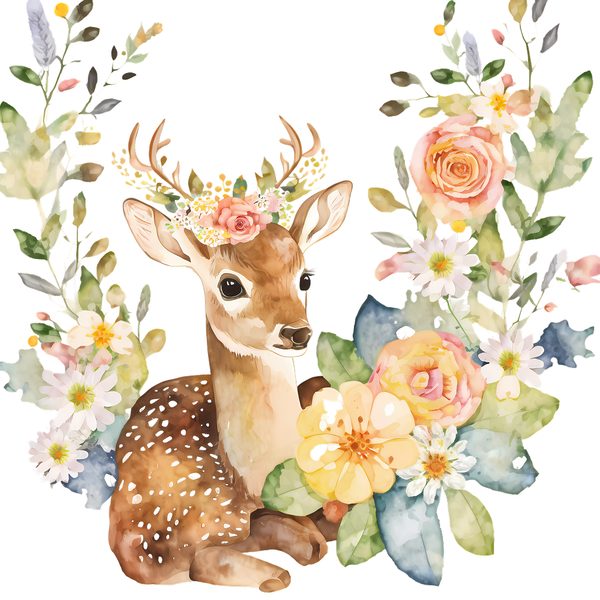 Cute Fawn Deer Clipart PNG - Commercial Use — image 3