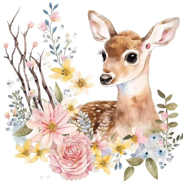 Cute Fawn Deer Clipart PNG - Commercial Use — image 4