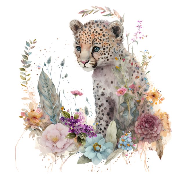 Cute Baby Leopard Clipart Collection PNG - Commercial Use — image 3
