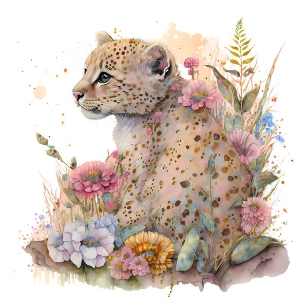 Cute Baby Leopard Clipart Collection PNG - Commercial Use — image 4