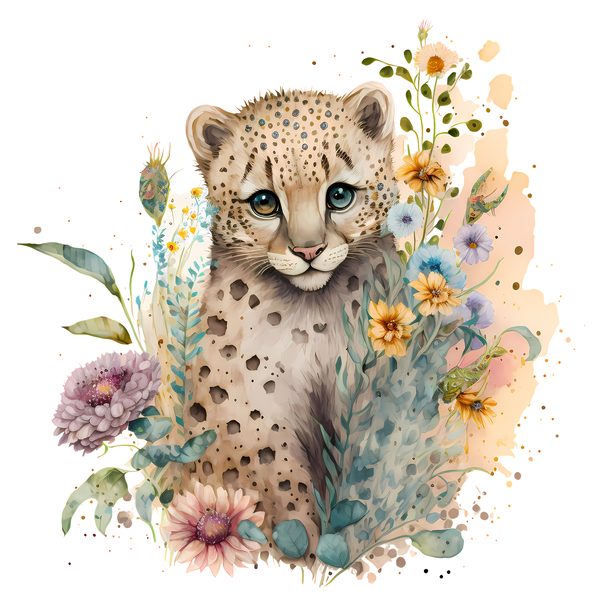 Cute Baby Leopard Clipart Collection PNG - Commercial Use — image 5