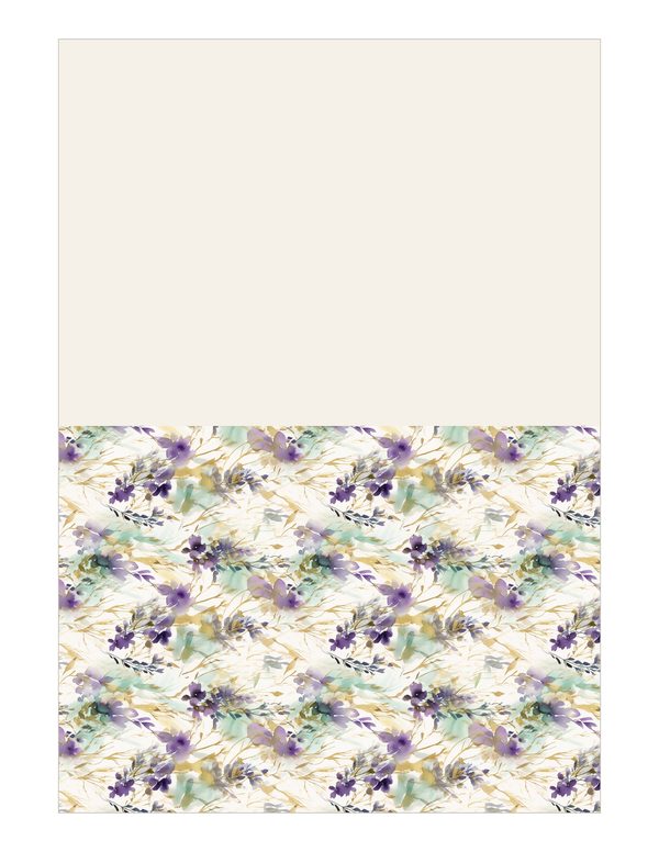 Purple Blooms Watercolor Digital Paper Kit: Printable Papers, Cards, Tags, Ephemera — image 19