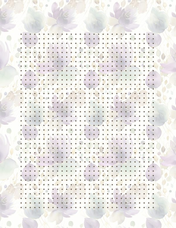 Purple Blooms Watercolor Digital Paper Kit: Printable Papers, Cards, Tags, Ephemera — image 40