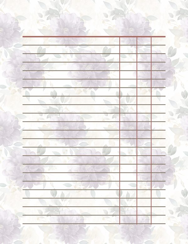 Purple Blooms Watercolor Digital Paper Kit: Printable Papers, Cards, Tags, Ephemera — image 41