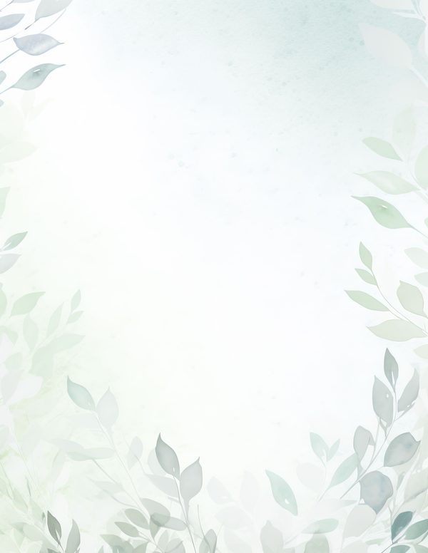 Sage Green Floral Watercolor Digital Paper: Scrapbook Backgrounds (Digital Download) — image 10
