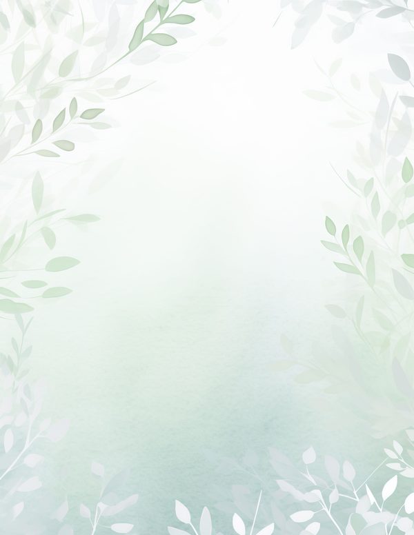 Sage Green Floral Watercolor Digital Paper: Scrapbook Backgrounds (Digital Download) — image 11