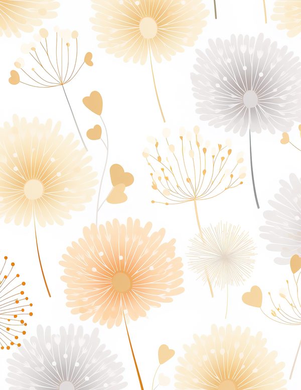 Minimalist Beige Wildflower Watercolor Digital Paper Kit: Printable Papers, Cards, Tags, Ephemera — image 2
