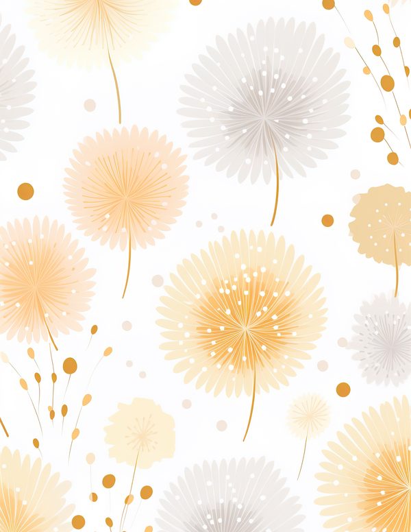 Minimalist Beige Wildflower Watercolor Digital Paper Kit: Printable Papers, Cards, Tags, Ephemera — image 4