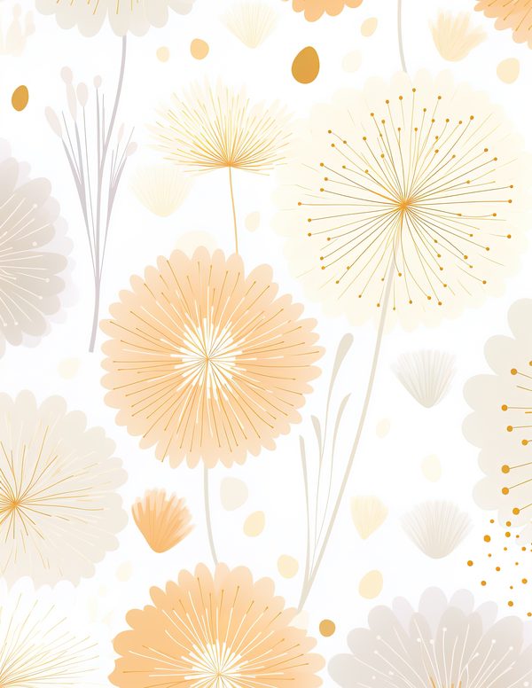 Minimalist Beige Wildflower Watercolor Digital Paper Kit: Printable Papers, Cards, Tags, Ephemera — image 5