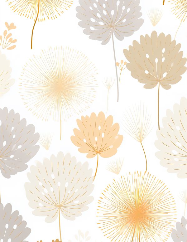 Minimalist Beige Wildflower Watercolor Digital Paper Kit: Printable Papers, Cards, Tags, Ephemera — image 12