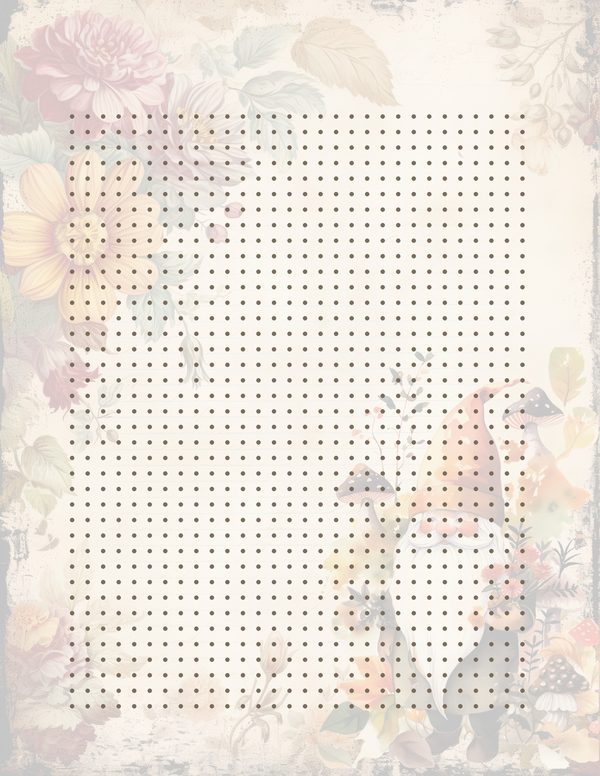 Autumn Garden Gnomes Watercolor Digital Paper Kit: Printable Papers, Cards, Tags, Ephemera — image 36
