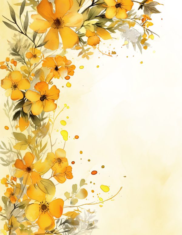 Autumn Garden Watercolor Digital Paper Kit: Printable Papers, Cards, Tags, Ephemera — image 10