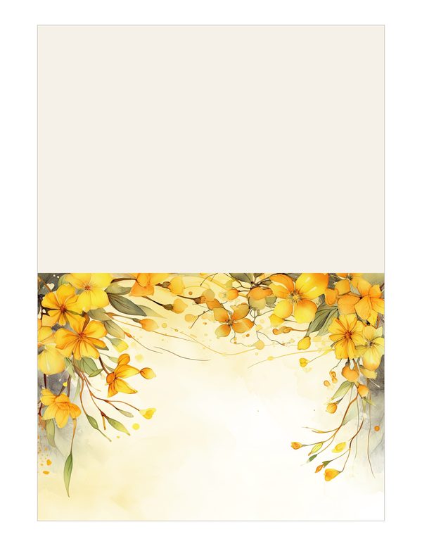 Autumn Garden Watercolor Digital Paper Kit: Printable Papers, Cards, Tags, Ephemera — image 12