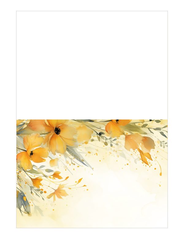 Autumn Garden Watercolor Digital Paper Kit: Printable Papers, Cards, Tags, Ephemera — image 19