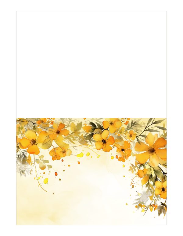 Autumn Garden Watercolor Digital Paper Kit: Printable Papers, Cards, Tags, Ephemera — image 20