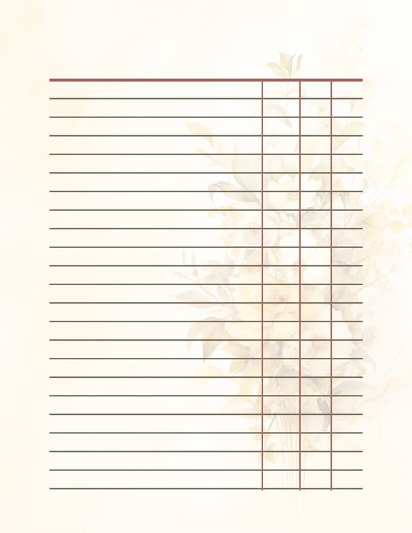 Autumn Garden Watercolor Digital Paper Kit: Printable Papers, Cards, Tags, Ephemera — image 35