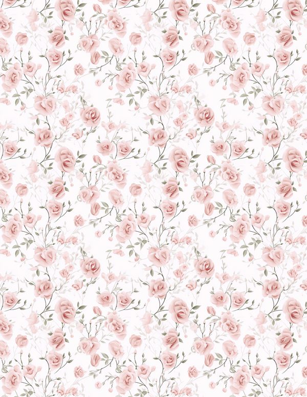 Pink Roses Pastel Watercolor Digital Paper Kit: Printable Papers, Cards, Tags, Ephemera — image 11