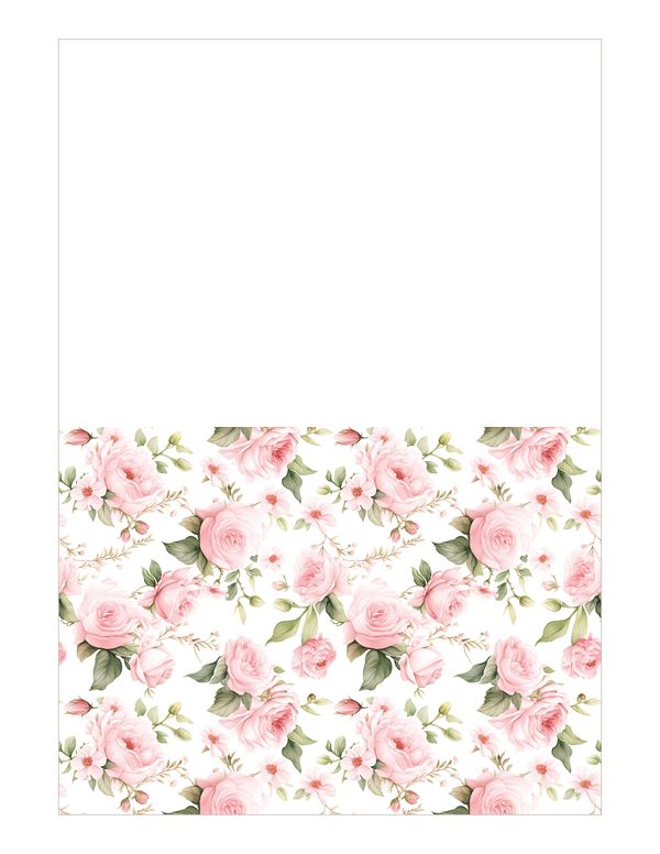 Pink Roses Pastel Watercolor Digital Paper Kit: Printable Papers, Cards, Tags, Ephemera — image 19