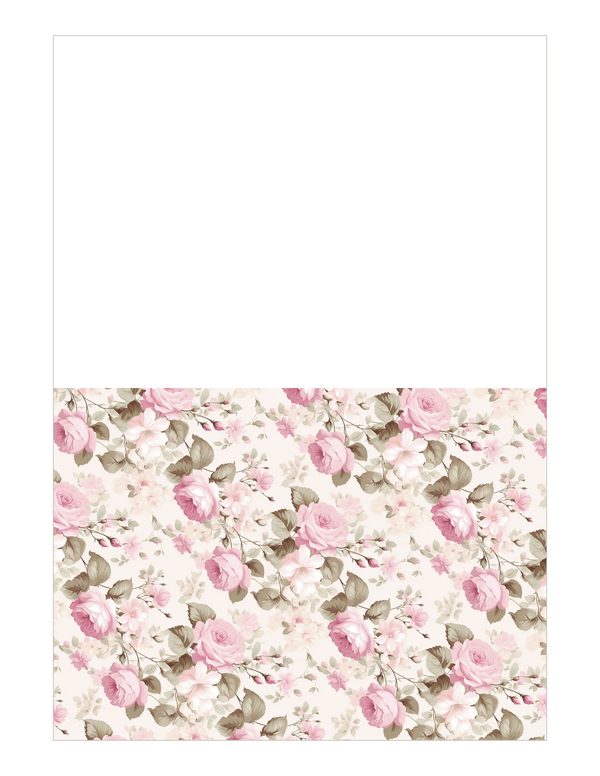 Pink Roses Pastel Watercolor Digital Paper Kit: Printable Papers, Cards, Tags, Ephemera — image 21