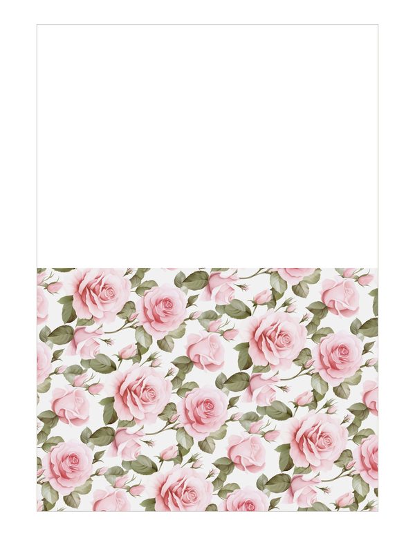 Pink Roses Pastel Watercolor Digital Paper Kit: Printable Papers, Cards, Tags, Ephemera — image 22