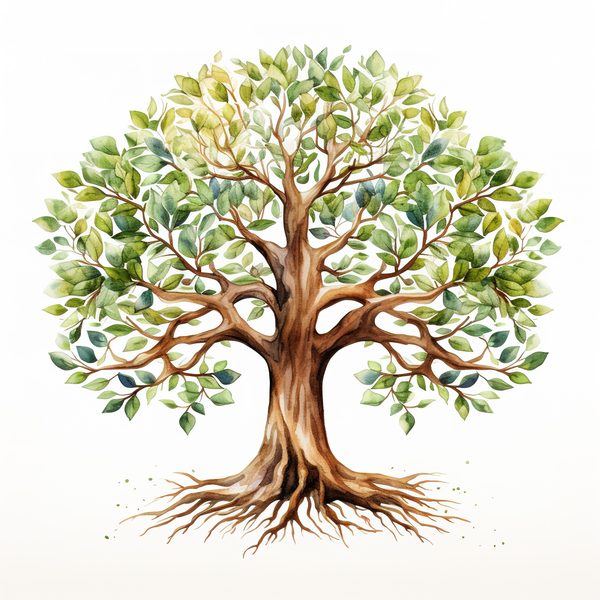 10 Mystical old Tree Clipart with Intricate Roots for Family Tree — image 2