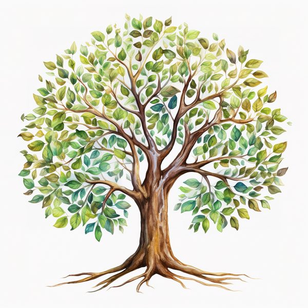 10 Mystical old Tree Clipart with Intricate Roots for Family Tree — image 5