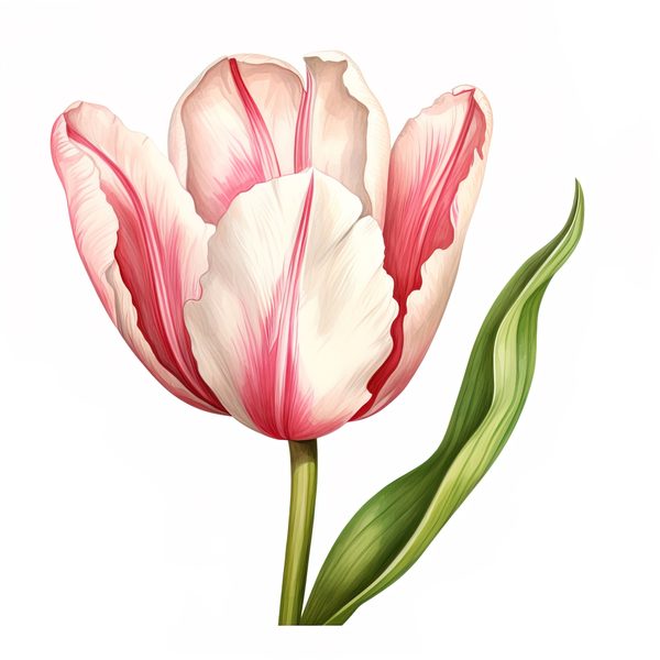 Watercolor Tulips Clipart Set: Yellow & Pink PNG Graphics (Commercial Use, Digital Download) — image 1