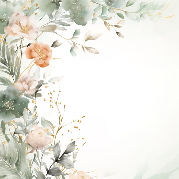 Dream Blush Floral Digital Paper: Watercolor Flower Graphics (JPG, 300 DPI) — image 5