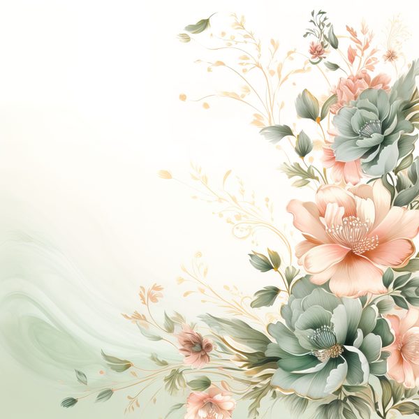 Dream Blush Floral Digital Paper: Watercolor Flower Graphics (JPG, 300 DPI) — image 9