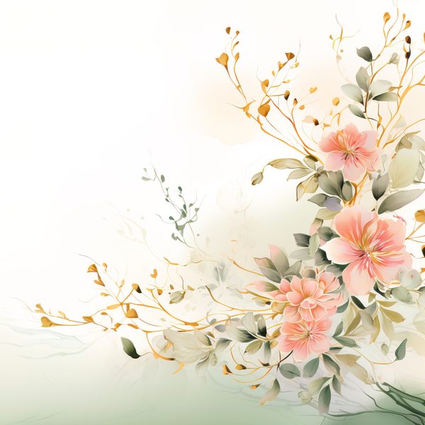 Dream Blush Floral Digital Paper: Watercolor Flower Graphics (JPG, 300 DPI) — image 12