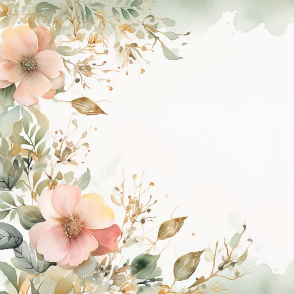 Dream Blush Floral Digital Paper: Watercolor Flower Graphics (JPG, 300 DPI) — image 13