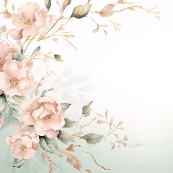 Dream Blush Floral Digital Paper: Watercolor Flower Graphics (JPG, 300 DPI) — image 14