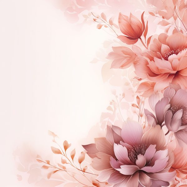 Terracotta Blooms Digital Paper: Watercolor Floral Graphics (300 DPI JPG) — image 8