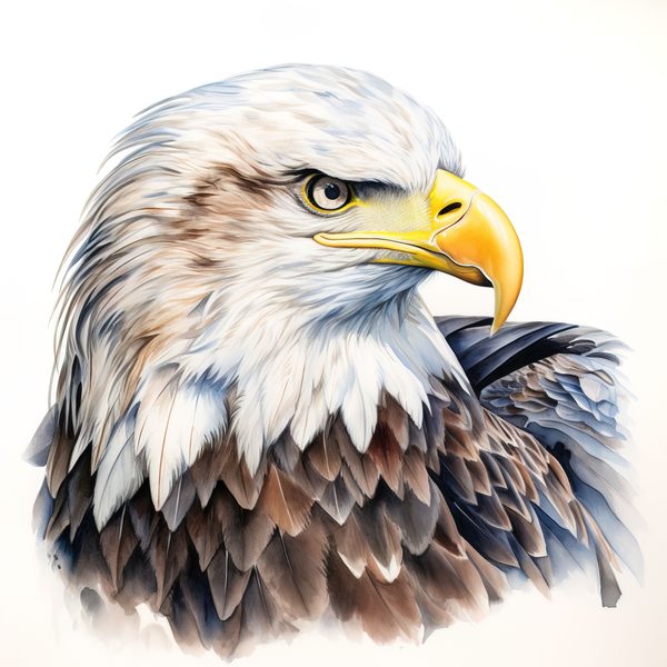 National Bald Eagle Clipart: US Patriotic Bird Symbol PNG, Art Printable (Commercial Use) — image 2