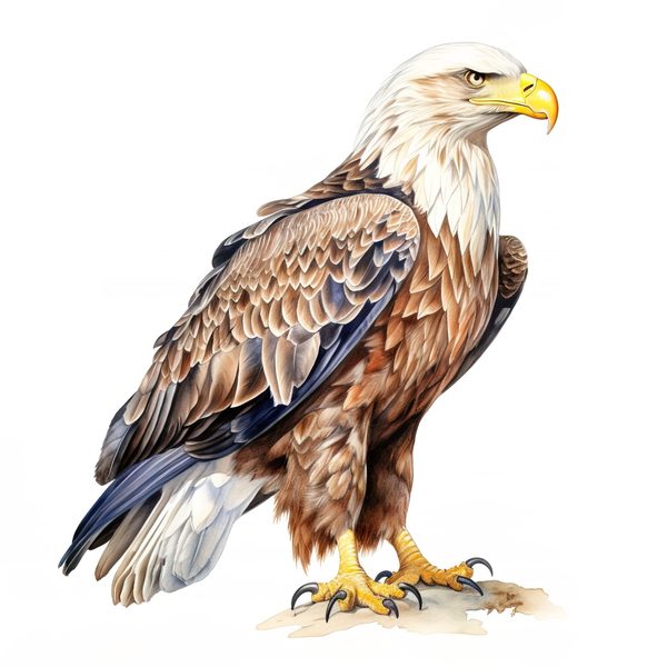 National Bald Eagle Clipart: US Patriotic Bird Symbol PNG, Art Printable (Commercial Use) — image 5