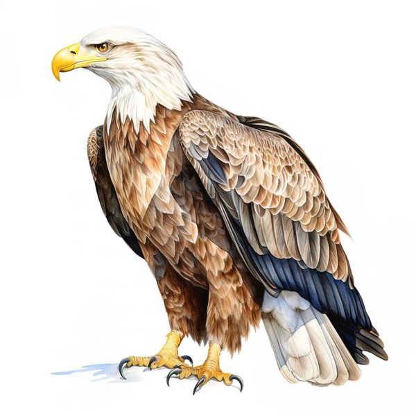 National Bald Eagle Clipart: US Patriotic Bird Symbol PNG, Art Printable (Commercial Use) — image 6