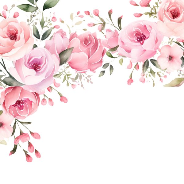 Watercolor Rose Clipart Bundle: Boho Floral PNGs (Commercial Use) — image 13