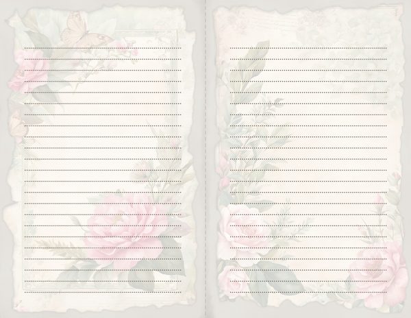 Rosy Pink Floral Watercolor Digital Paper Kit: Printable Papers, Cards, Tags, Ephemera — image 32