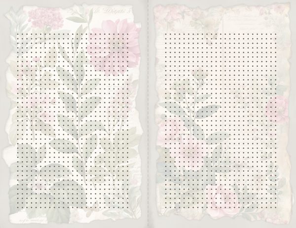 Rosy Pink Floral Watercolor Digital Paper Kit: Printable Papers, Cards, Tags, Ephemera — image 34