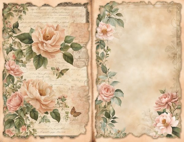 Fairyland Watercolor Digital Paper Kit: Printable Papers, Cards, Tags, Ephemera - Commercial Use — image 4