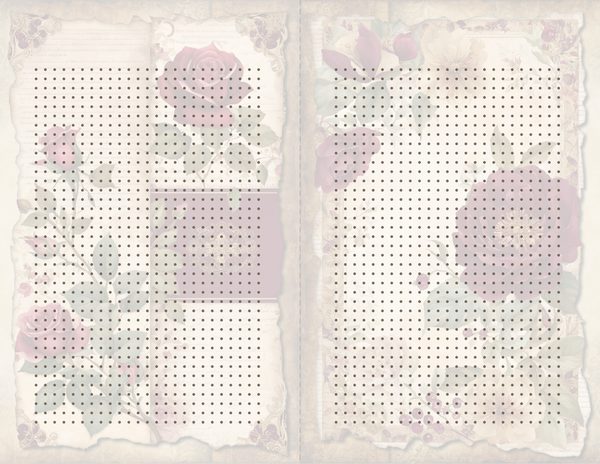Vintage Burgundy Floral Watercolor Digital Paper Kit: Printable Papers, Cards, Tags, Ephemera — image 34