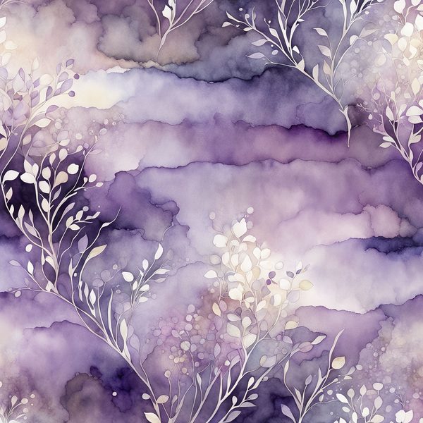 Lilac Lullaby Floral Digital Paper Set: Watercolor Backgrounds (10 JPGs) — image 5