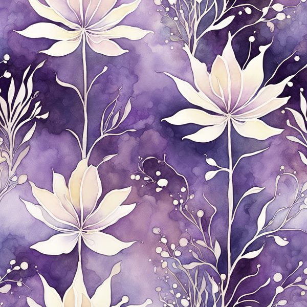 Lilac Lullaby Floral Digital Paper Set: Watercolor Backgrounds (10 JPGs) — image 11