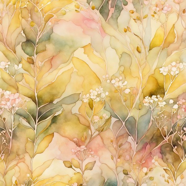 Sunlit Blush Floral Watercolor Digital Paper Set (10 JPGs) — image 9