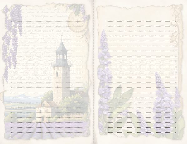 Vintage Lavender Fields Watercolor Digital Paper Kit: Printable Papers, Cards, Tags, Ephemera — image 32