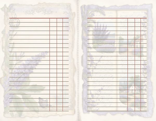 Vintage Lavender Fields Watercolor Digital Paper Kit: Printable Papers, Cards, Tags, Ephemera — image 35