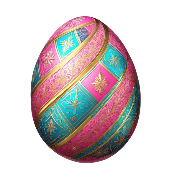 Colorful Watercolor Easter Egg Clipart PNG - Commercial Use — image 11
