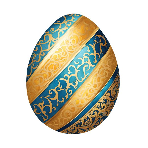 Colorful Watercolor Easter Egg Clipart PNG - Commercial Use — image 12