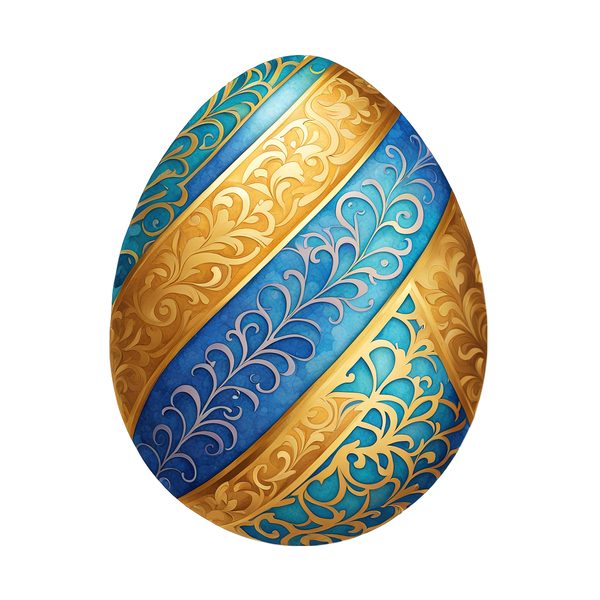 Colorful Watercolor Easter Egg Clipart PNG - Commercial Use — image 13